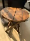 Smarts collection Wooden Handmade Stool/Stylish Stool Table for Bedroom/Home/Office/Living or Decor/Mini Stool for Sitting/Coffee Table Display Stand/Side Table/Wooden Stool Indoor Outdoor (12x12x12 inch)(BROWN) Solid Wood Side Table (Finish Color - brown, Pre-assembled)