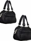 GO7 Black Hand Bags for Girls, Fancy Bag, 1 Pice
