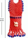 GO7 Macrame Double Mobile Holder, Use for Wall Hanging and Decorative Show Piece, Handy Craft 1