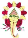 GO7 Ganeshji handycraft, Wall Decorative Show Peace, Dual Colour, PIS 1one