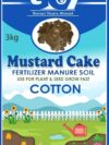 GO7 Cotton Mustered Cake , Soil Mix Potting , Soil Manure Mustard Cake,SARSO Khali, Good for Plant Growth ,Soil Manure Husk ( 3 kg )