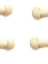 GO7 Wooden Neem Teeth Dumbbell Shape for Baby (6 to 12 months) – Natural, Safe Teething Toy – Non-Toxic, Eco-Friendly, Easy to Grip, Helps Soothe Sore Gums pack of 4