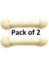 GO7 Natural.Toys Toddler Neem Wood Teether Dumbbell Sticks for Babies | Wooden Teething Toy | Ayurvedic Neem Baby Gum Soother & Chusni Rattle | Tender Dumbbell Shape | Non-Toxic & Safe Teething Relief for Infants pack of 2