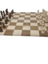 Wooden Folding Chess Board Toys Travel Chess Set with Board for Kids and Adults Indoor Outdoor Educational Travel Toys