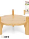 Bamboo Stand - Juice Dispenser Stand with Sturdy Legs,Non-Slip Bushes & Flat Base Detachable Water Dispenser,Mason Jar,